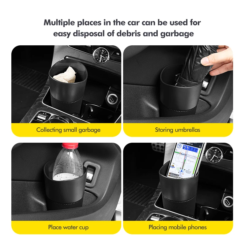 حامل أكواب الماء للسيارة حامل المشروبات كرسي القمامة كوب تخزين لـ LYNK & CO 01 Phev 02 03 Phev 03 + 05 06 09 PHEV 09 MHEV