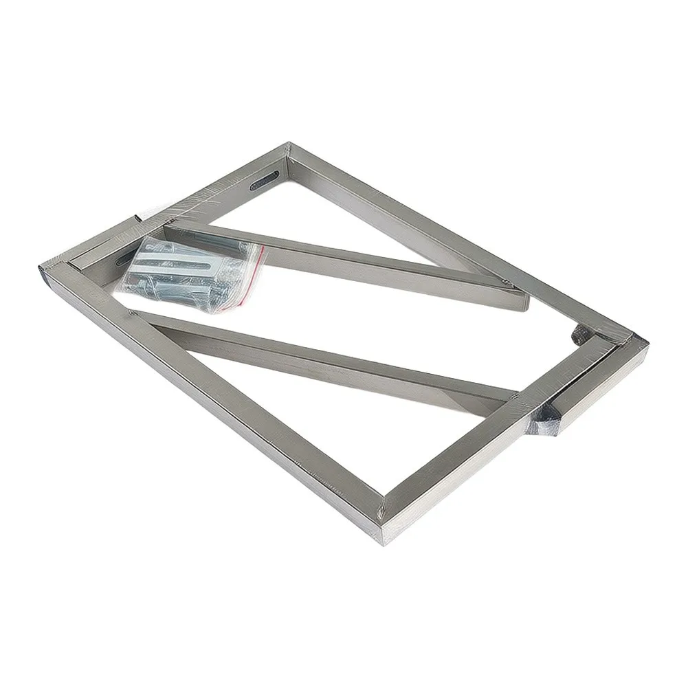 Stainless Steel Triangle Support Frame 200KG Load Bearing Bracket For Bathroom Basin Square Tube Wall Mount Shelf