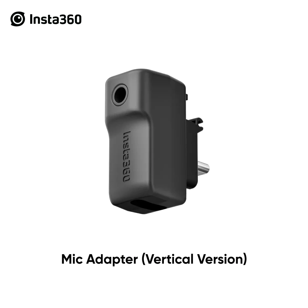 Insta360 ONE X2 Mic Adapter Support capture High-quality Audio 3.5mm Mic Action Camera Accesories