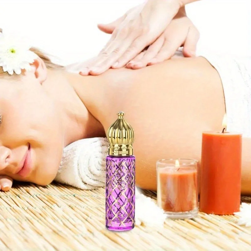 Glass Roll Bottles For Perfume, Bronzing Fragrance Oil Empty Bottle, Fantasy Empty Glass Bottle, Dubai view 3