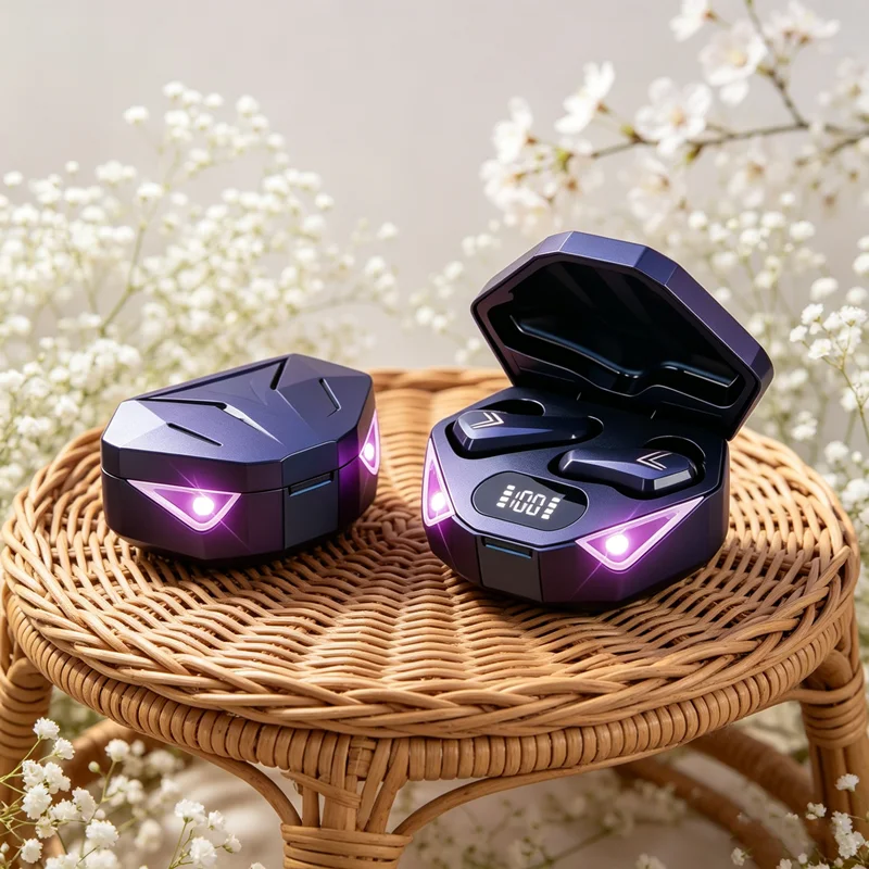 X15 TWS Gaming Earbuds Wireless Bluetooth Earphones With Mic Bass Audio Sound Positioning 9D Stereo Music