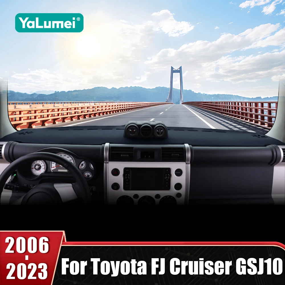 

For Toyota FJ Cruiser GSJ10 2006-2018 2019 2020 20212022 2023 Car Dashboard Cover Mat Dash Board Sun Shade Pad Anti-UV Non-Slip