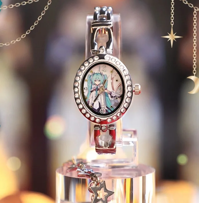 New Original Hatsune Miku Star Moon Knight Series Wrist Watch