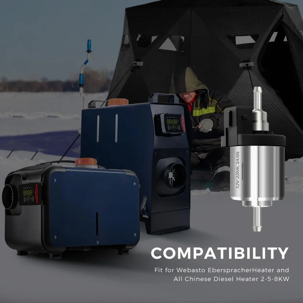 Pompe à carburant Ultra silencieuse 12V, chauffage de voiture, pompe Diesel pour Webasto pour Eberspacher, accessoires de chauffage de stationnement ﻿