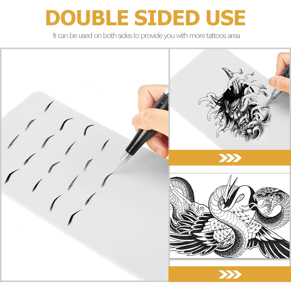 

Silicone Tattoos Practice Skin Embroider Lengthen Kit Tattooing Training Durable Both Sides Beginner Professional Artificial