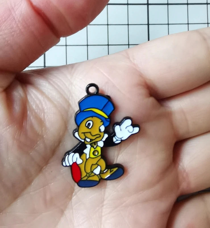 10 шт., подвеска в виде крикета с героями мультфильмов, DIY ювелирные изделия, ожерелье, серьги, браслет, ювелирные изделия, серьги, подвески