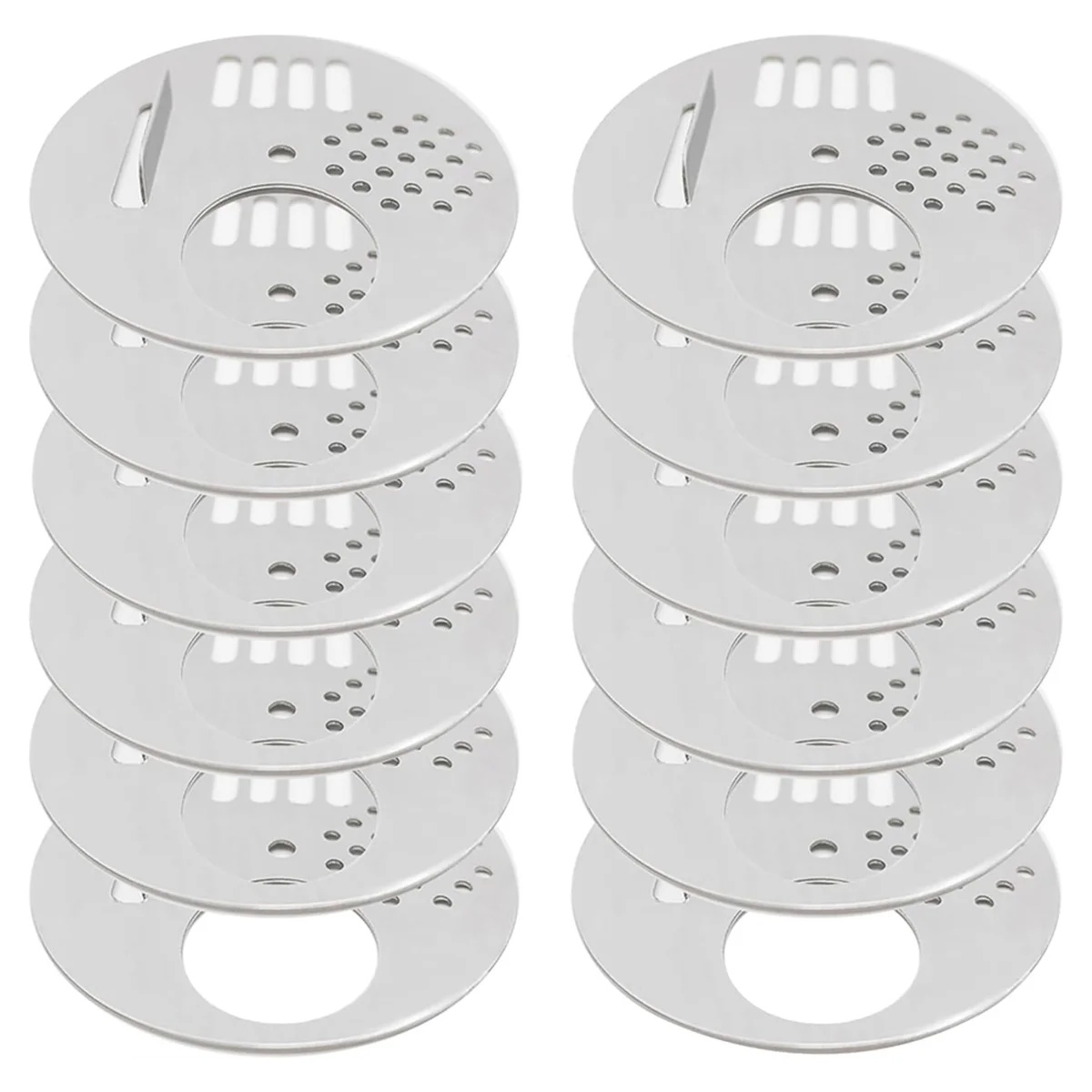 

ONCE 12PCS Bee Hive Nuc Box Entrance Gates, Entrance Disc Rotatable Beekeeping Tool, Bee Hive Entrance Gates