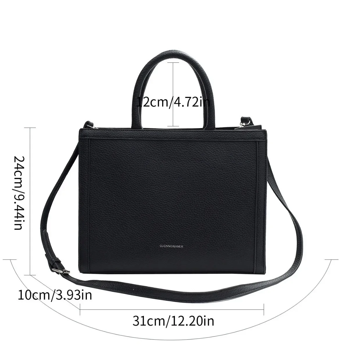 New fashion versatile texture large capacity simple retro square box commuting texture high-end and fashionable one shoulder