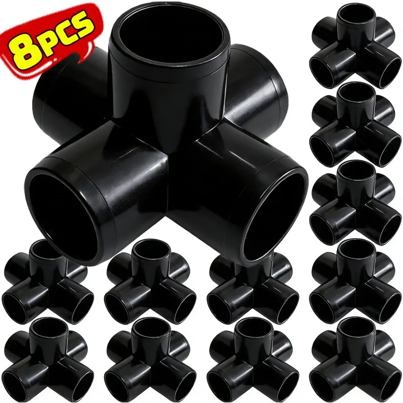 

Пластиковый соединитель, фитинг для труб, 3/4/5 способов, черные, белые трубные соединения, монтажный кронштейн, соединители, детали для дома и сада, сантехнического проекта