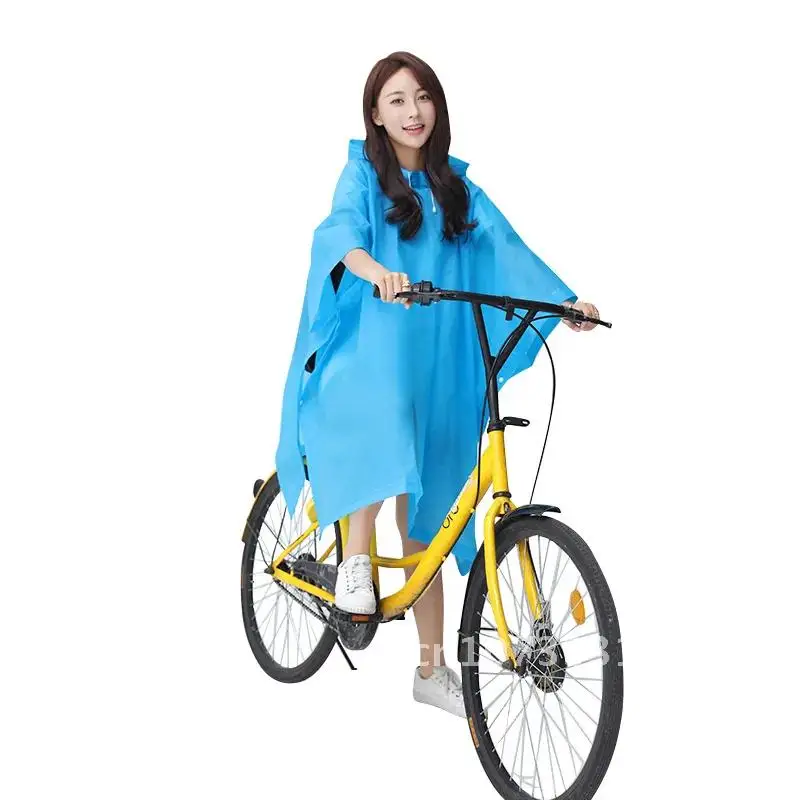 

Hooded Unisex Raincoat Waterproof Multifunctional Impermeable Poncho for Cycling Outdoor Travel Hiking Bicycle Rainwear