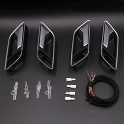 1 Set 4 PCS For Audi A3 8V Door Handle With LED Ambient Light