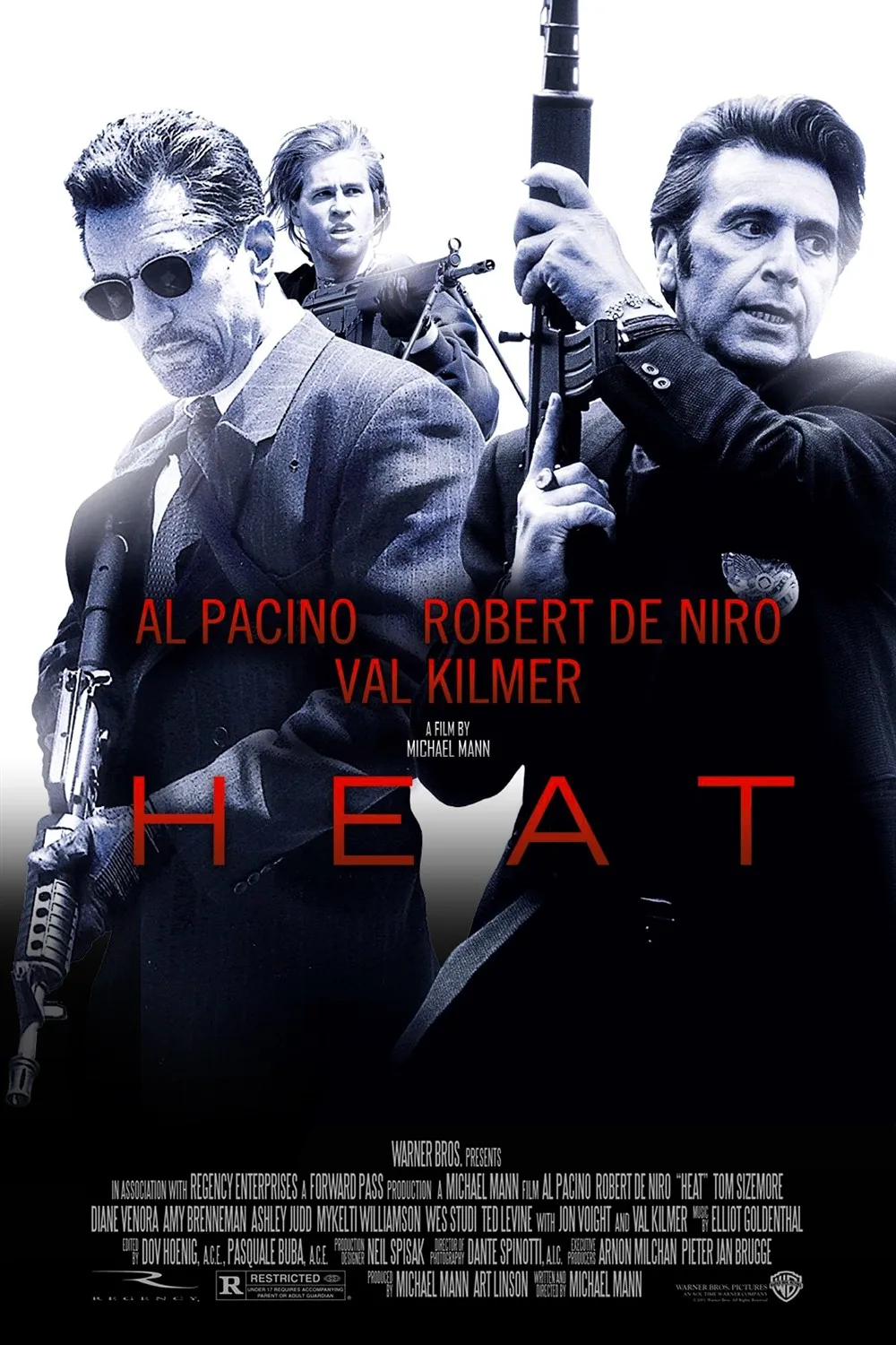 Movie HEAT Print Art Canvas Poster For Living Room Decoration Home Wall Decor Picture