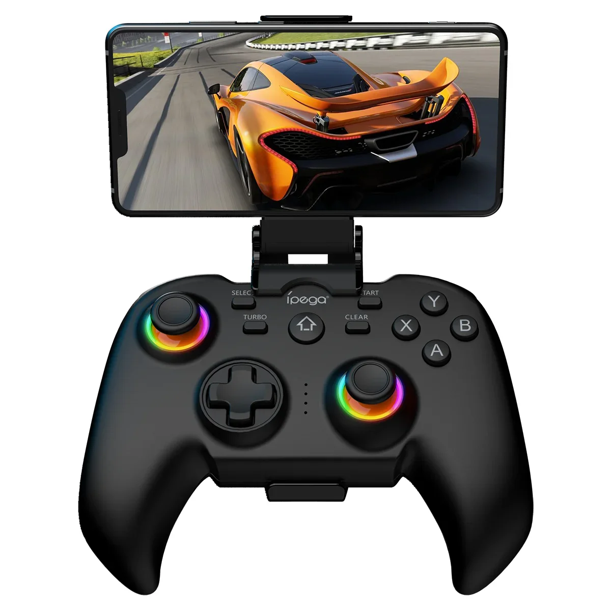 PG-9115 RGB wireless Bluetooth game controller suitable for Switch/iOS/Android/PC/P3/P4 chicken eating artifact gamepad