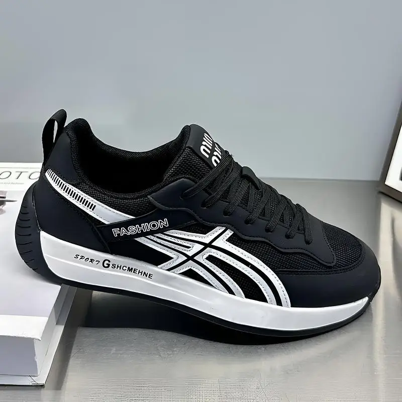 

2025New Comfortable Casual Breathable Mesh Agan Shoes Men's Sports Shoes All-Season Versatile Student Men's Training Shoes