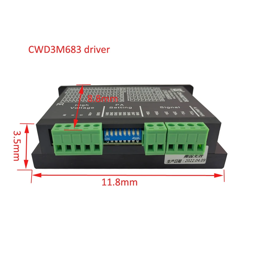عالية الجودة CWD3M683 الرقمية خطوة سائق ليزر CO2 ماكينة ليزر لقطع الألواح الإكريليك والنقش عليها آلة