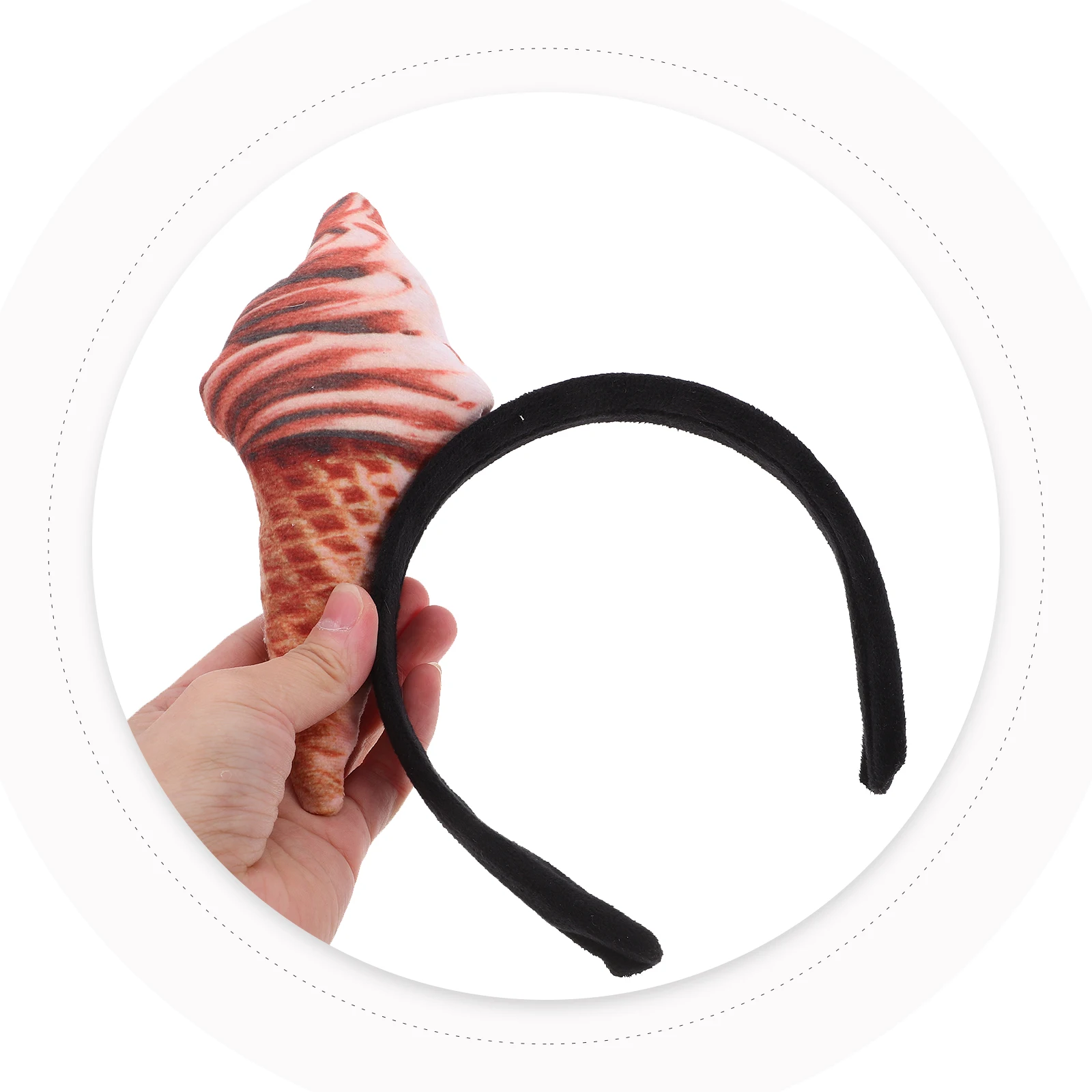 

Ice Cream Cone Cosplay Hairband Party Accessories Women Girls Cream Cone Cosplay Headband Cartoon Decor