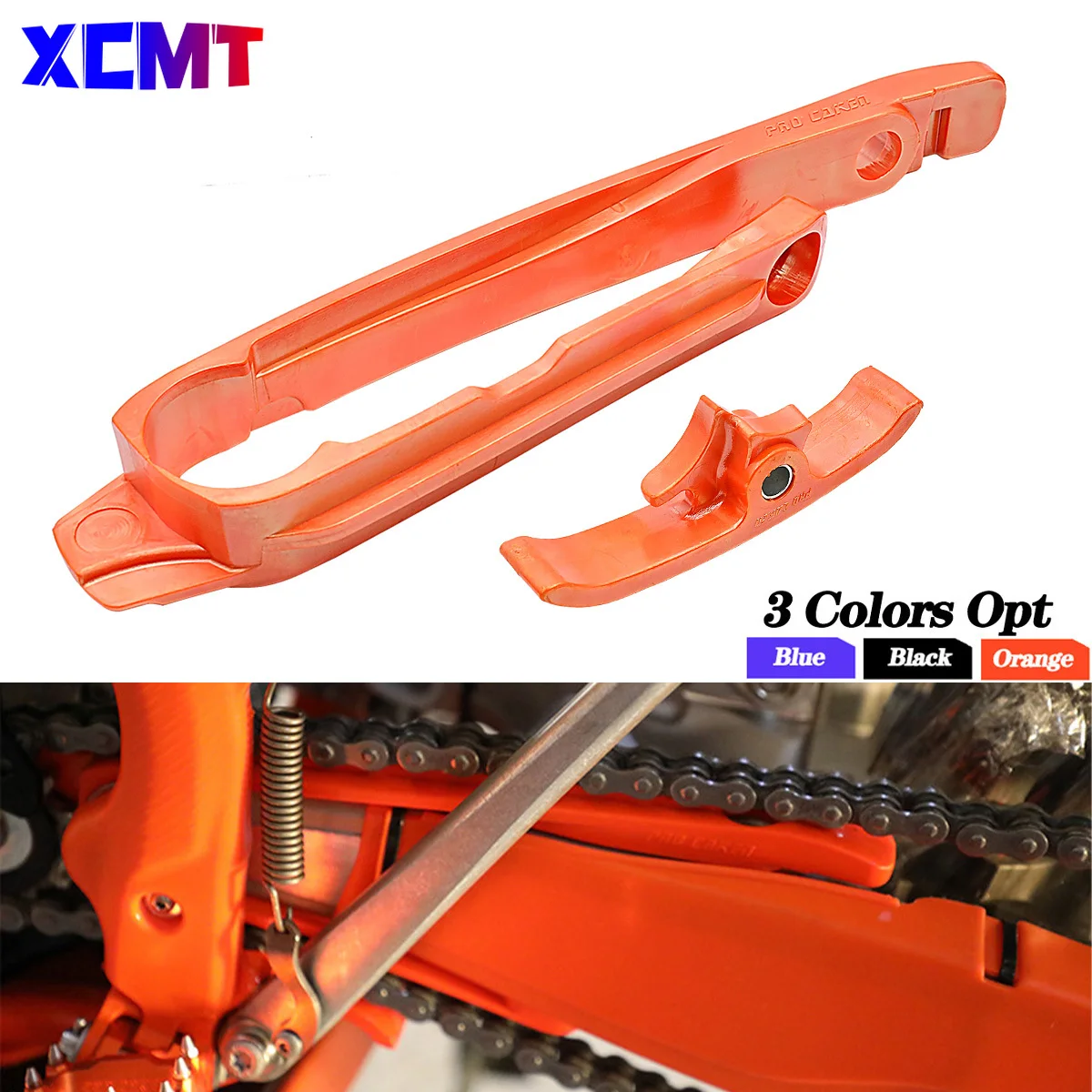 

For KTM Motorcycle Chain Slider Sliding Swingarm Guide FC FE FS FX TC TE TX EXC EXC-F SXF XC-W 125 150 250 300 350 450 500 201