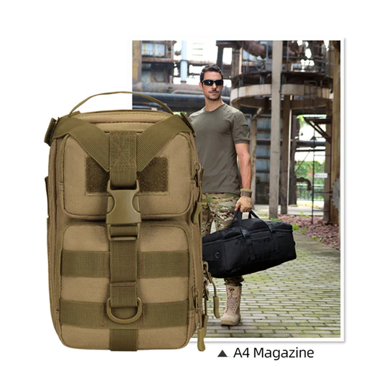 Mini Tactical Backpack Camping Bag Hunting Fishing Hiking Tool EDC  Shoulder Crossbody Fanny Pack Travel Small Outdoor Handbags