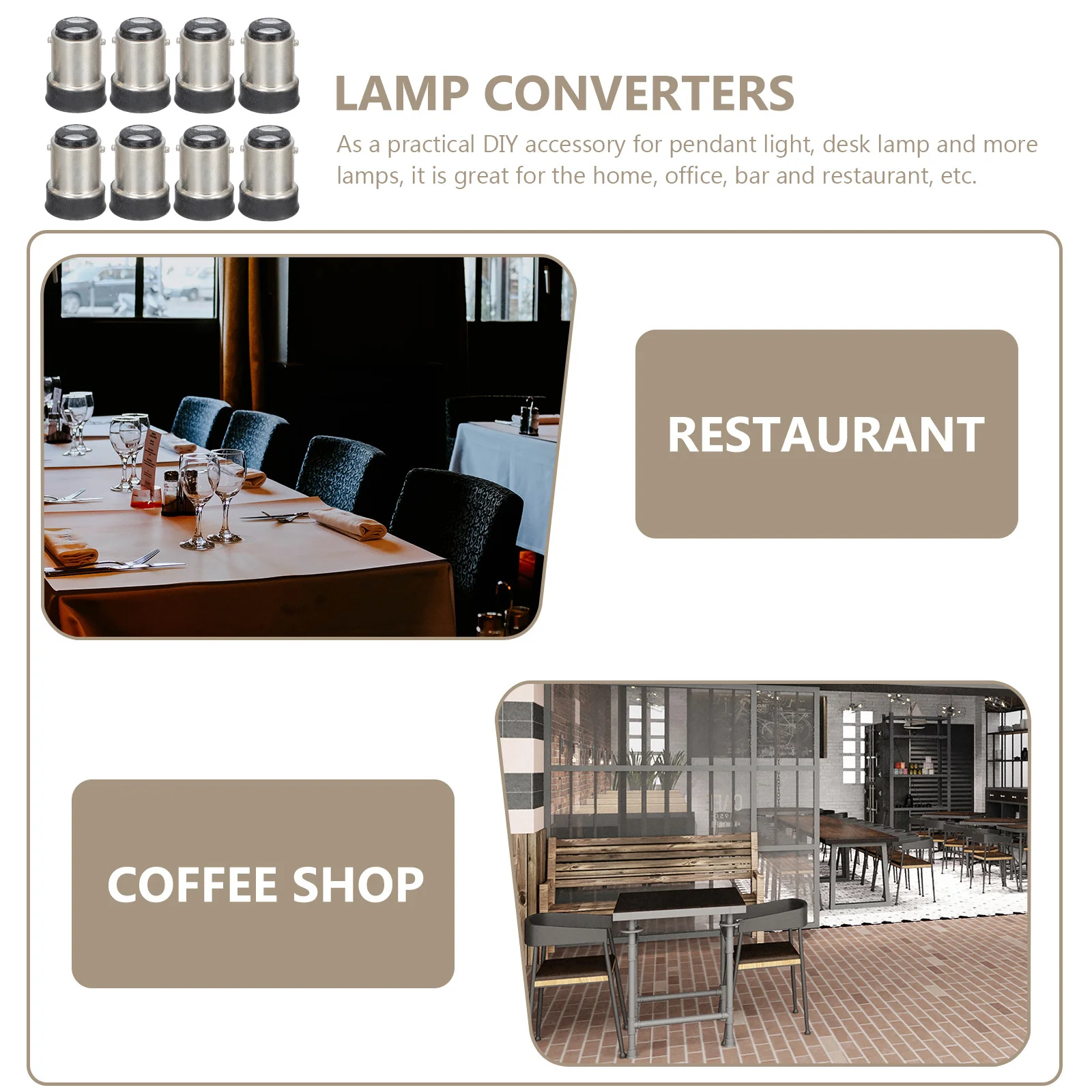 8 قطعة محولات رأس المصباح B15 إلى E12 محول الضوء LED ضوء لمبة محول المقبس حامل محول مصباح محولات #2