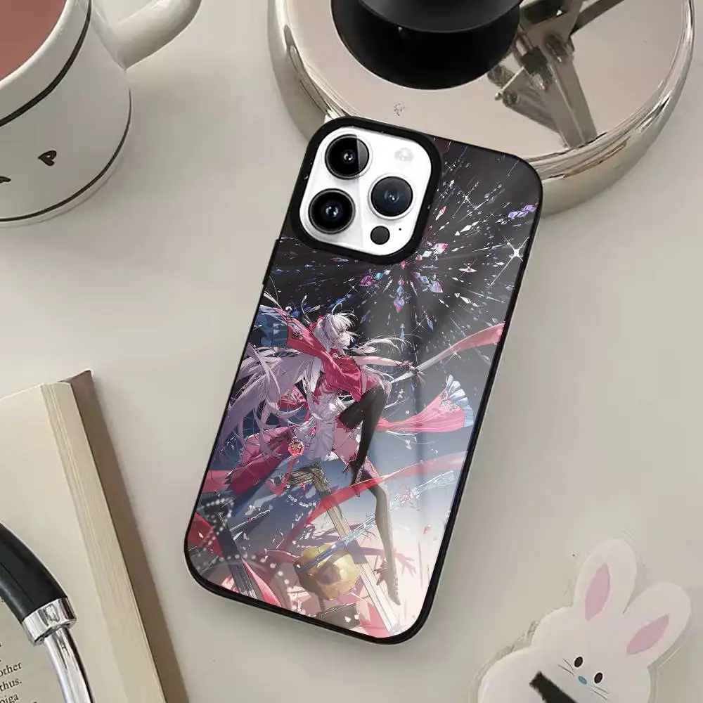 Casing Ponsel Wu-thering C-Carlotta W-Waves Untuk iPhone17,16,15,14,13,12,11 Plus,Pro Max Untuk Pengisian Daya Nirkabel Magsafe