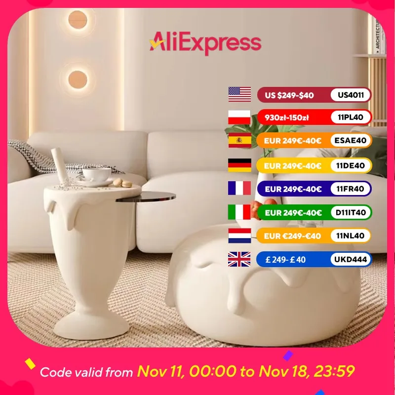 

Cute Simple Nordic Coffee Tables Living Room Design Aesthetic Floor Small Table Round Modern Stoliki Do Kawy Furniture For Home