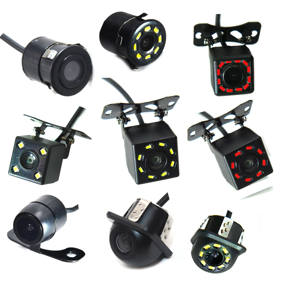 Night Vision Car Rear View Camera - Waterproof CCD Reverse Parking Monitor with Wide Angle & HD Video - Universal for All Vehicl