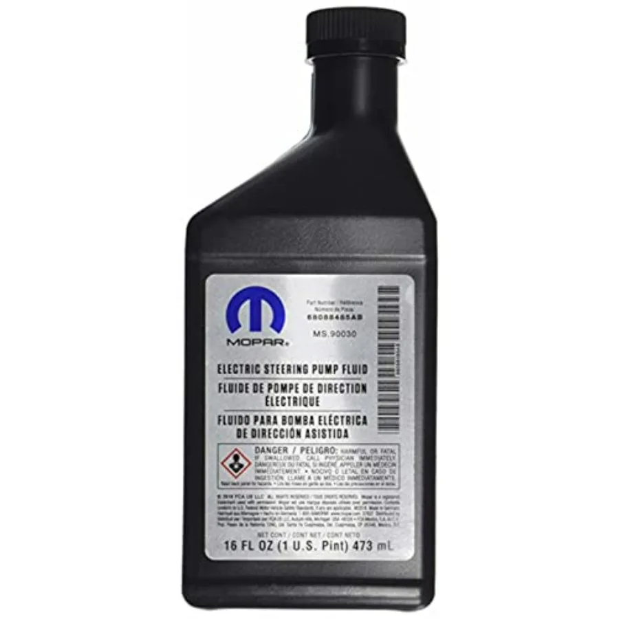 Fluido hidráulico Mopar 68088485AB genuino, 1 pinte, negro, para sistemas de transmisión de vehículos de alta resistencia y hidráulico industrial