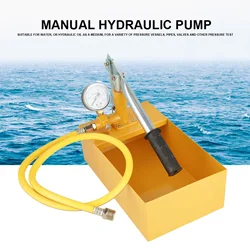 2.5Mpa 25KG Manual Hydraulic Water Pressure Test Pump Pipeline Tester Tool Manual pressure test pump Pipeline Pressure Test tool