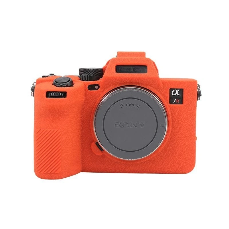 Silicone Armor Skin Case Camera Body Cover For Sony A7R5 Camera Bag Protective Cover a7m5 A7M5 + 1PCS free tempered film