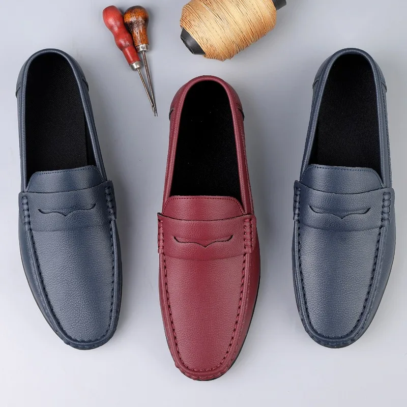 أحذية بدون كعب كاجوال عالية الجودة، أحذية عمل يومية، كلاسيكيات الموضة، أحذية Doudou لدواسة الأشخاص الكسالى