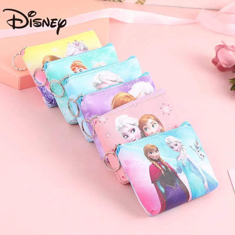 

MINISO Disney Fashion Frozen Series Coin Purse Exquisite Personality Durable Pu Leather Wallet Wholesale Coin Purses Coin Pouch