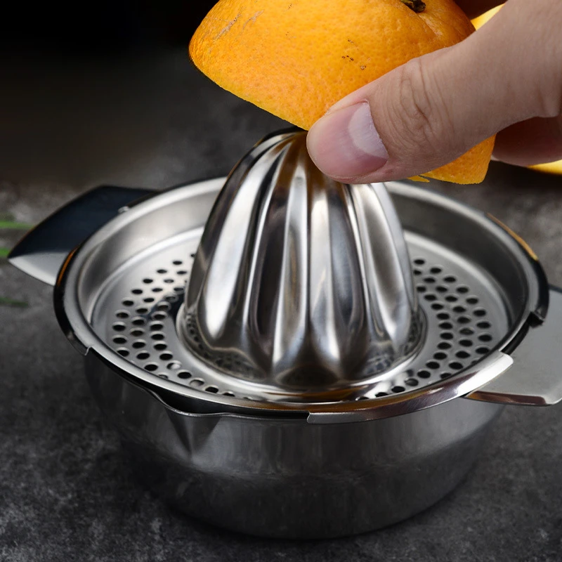 

304 Stainless Steel Fruit Lemon Orange Juicer Household Small Creative Juicer Portable Manual Juicer Kitchen Gadget