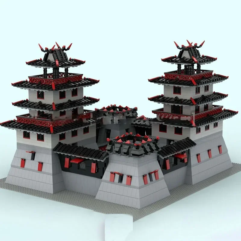 2025 Nieuwe Moc Bouwstenen Model Architectuur Kasteel Paviljoenen Modulaire Bouwstenen Gift Kinderspeelgoed DIY Montage Set