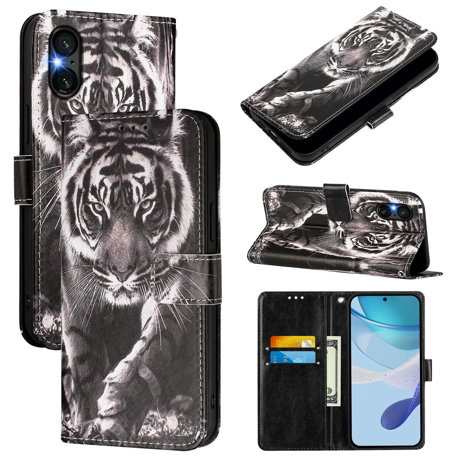 

Cute Painted Leather Flip Case For SONY Xperia 10 VI 2024 Wallet Stand Book Cover For Xperia 10 V fifth gen 4G 2023