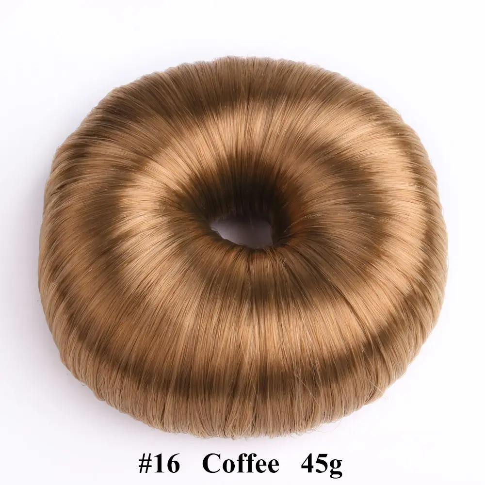 

Women Beige Hair Accessories Hair Wig Brown Hair Clip Hair Styling Tools Hair Ring Hair Donut Shaper Bun Maker