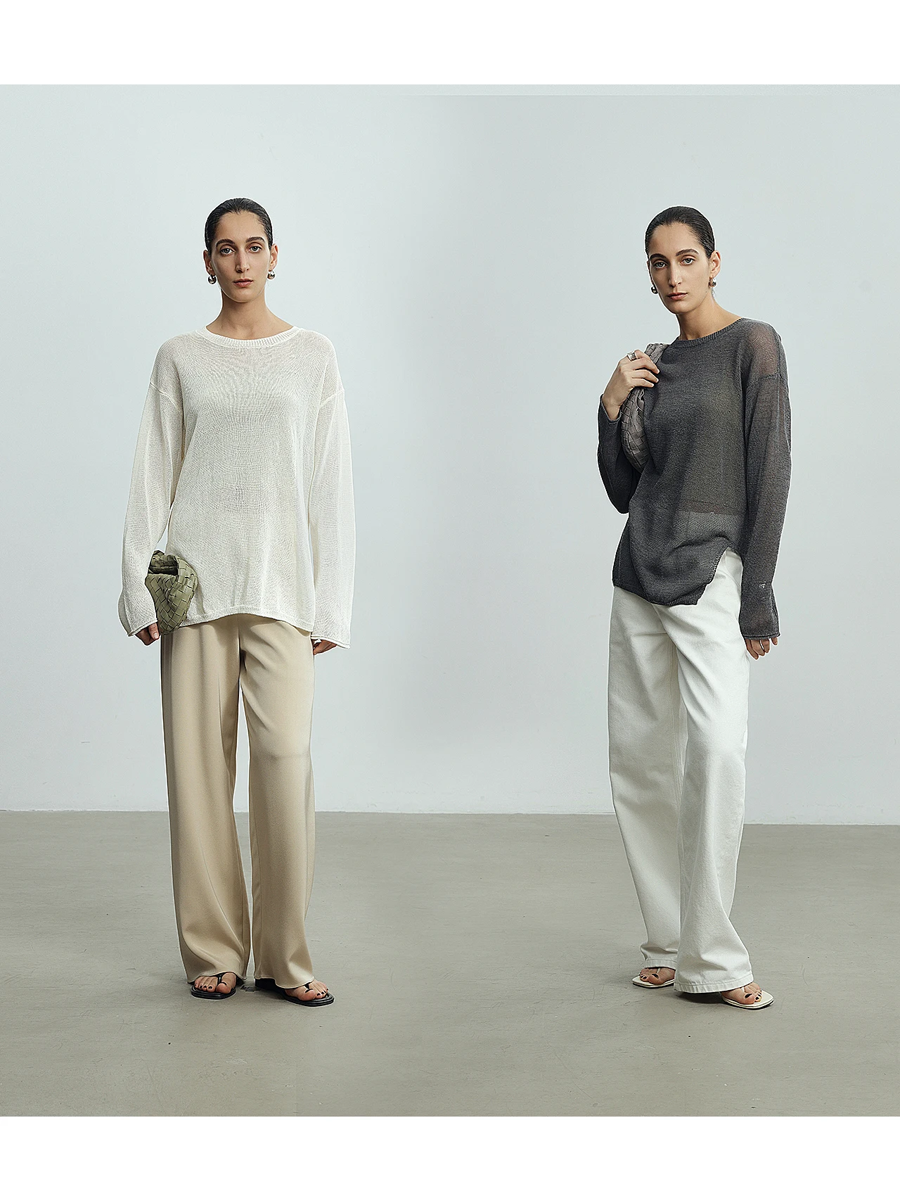 

Летний женский вязаный топ Xinye Ni из высококачественного льна с ажурным узором, защита от солнца, охлаждающий эффект, свободный крой, длинный рукав