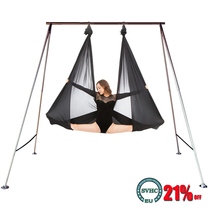 1.4m/1.9m Aerial Yoga Stand A-Shaped Yoga Swing Dancing Frames Yoga Hammock Home And Outdoor Hammock Stand Support High Quality