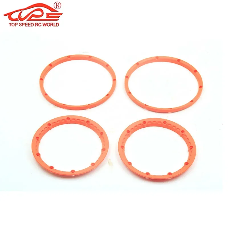 Plastic Front and Rear Wheel Hub Beadlock Ring 4pc for 1/5 HPI ROFUN KINGMOTOR ROVAN BAJA 5B SS Truck RC CAR PARTS