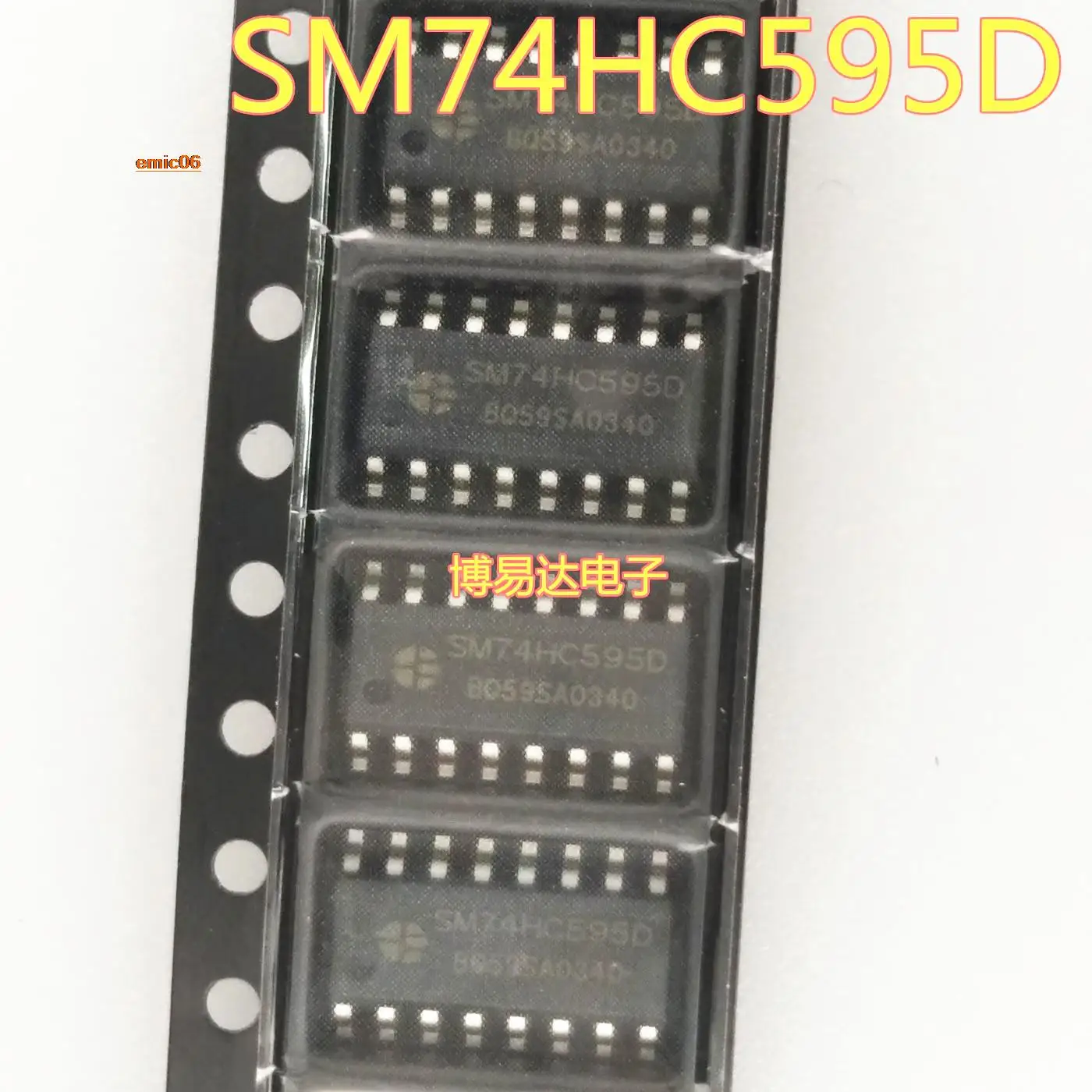 10pieces Original stock  74HC595 74HC595D SN74HC595D 3.9MM8 SOP-16