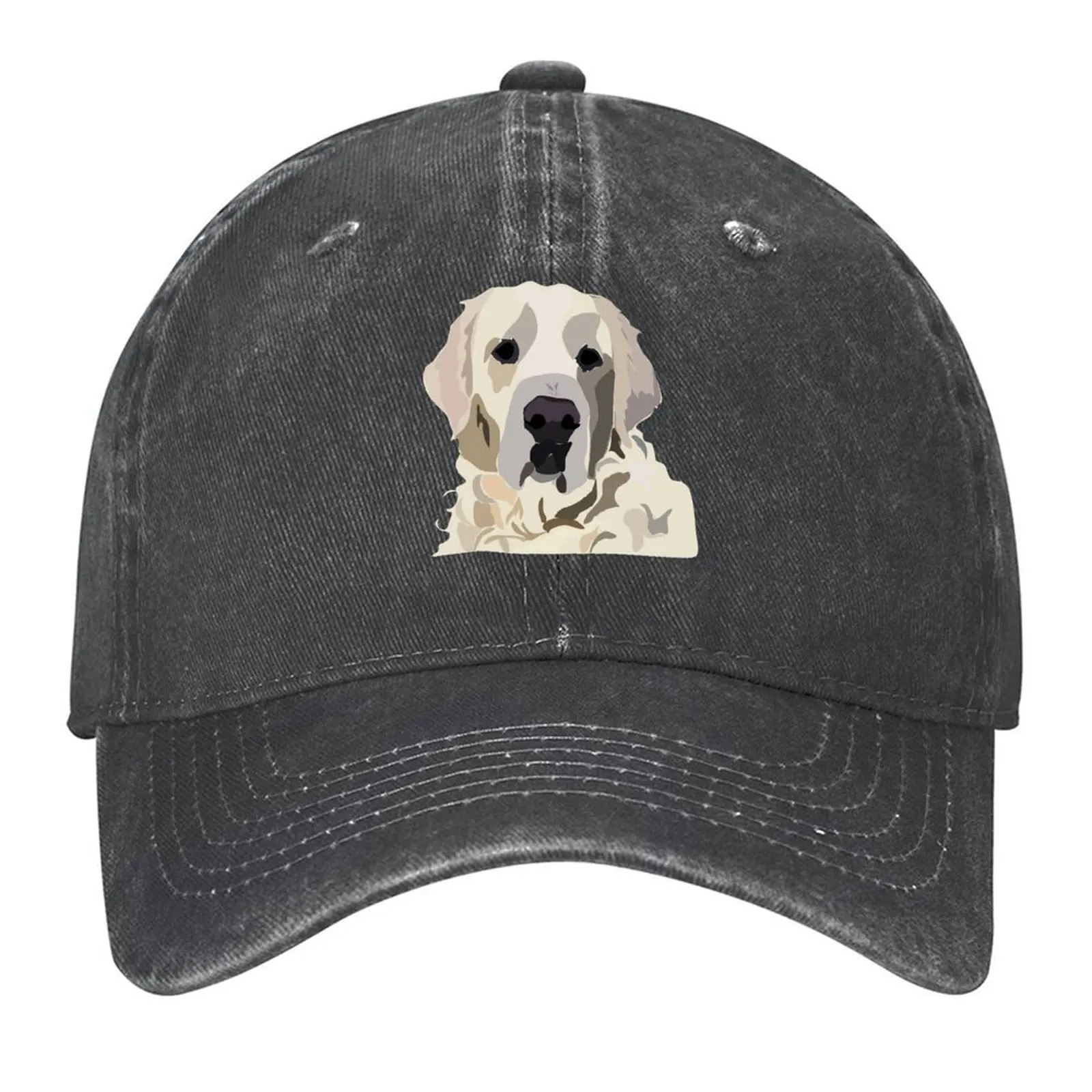 

English Cream Golden Retriever Baseball Cap Luxury Man Hat Hat Luxury Brand Golf Hat Man Ball Cap Ladies Men's
