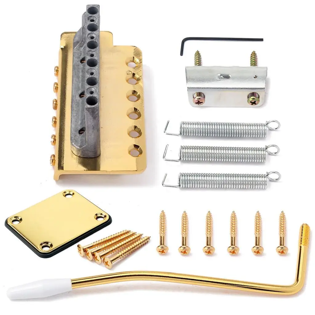 Finest Electric Guitar Tremolo Bridge DIY Musical Instrument Parts Gold