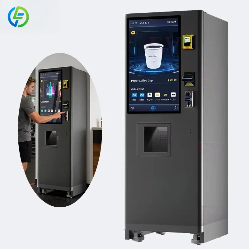 Máquina Expendedora de Batidos de Proteínas Totalmente Automática FL, Máquina Expendedora con Pantalla Táctil Inteligente, Máquina Expendedora de Batidos de Proteínas Personalizada
