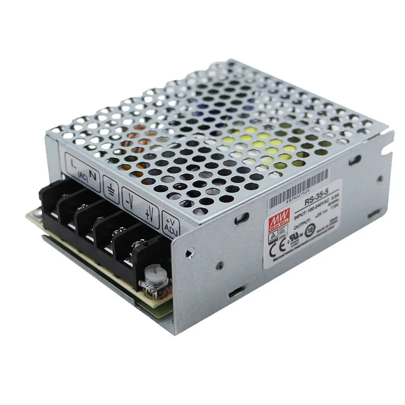 MEAN WELL 35W 5V 12V 15V 24V 48V Single Output Switching Power Supply RS-35-5 RS-35-12 RS-35-15 RS-35-24 RS-35-48