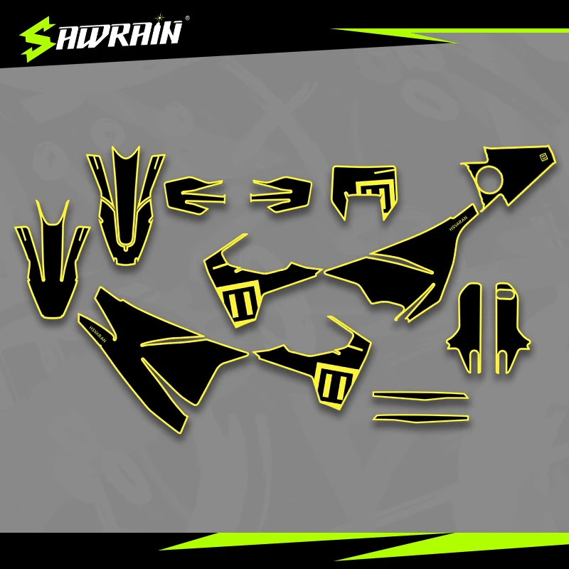 

Мотоциклетные графические фоны Sawrain, наборы наклеек для Husqvarna 15-20 Supermoto 701