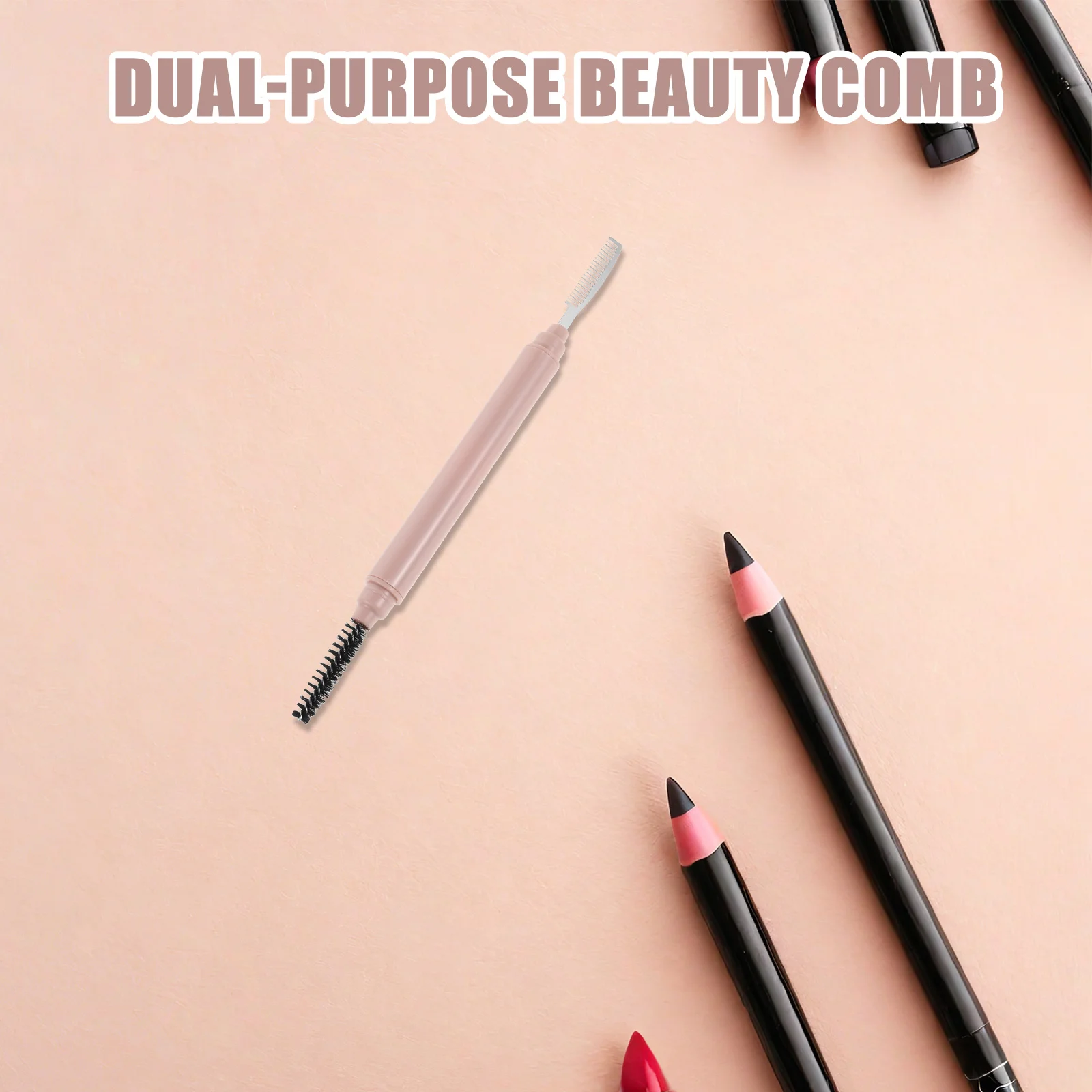 4 Stuks Wimper Separator Roestvrij Staal Tweeërlei Gebruik Schoonheid Kam Draagbare Mascara Brush Tool Voor Lash Extension Make-Up Wenkbrauw borstel