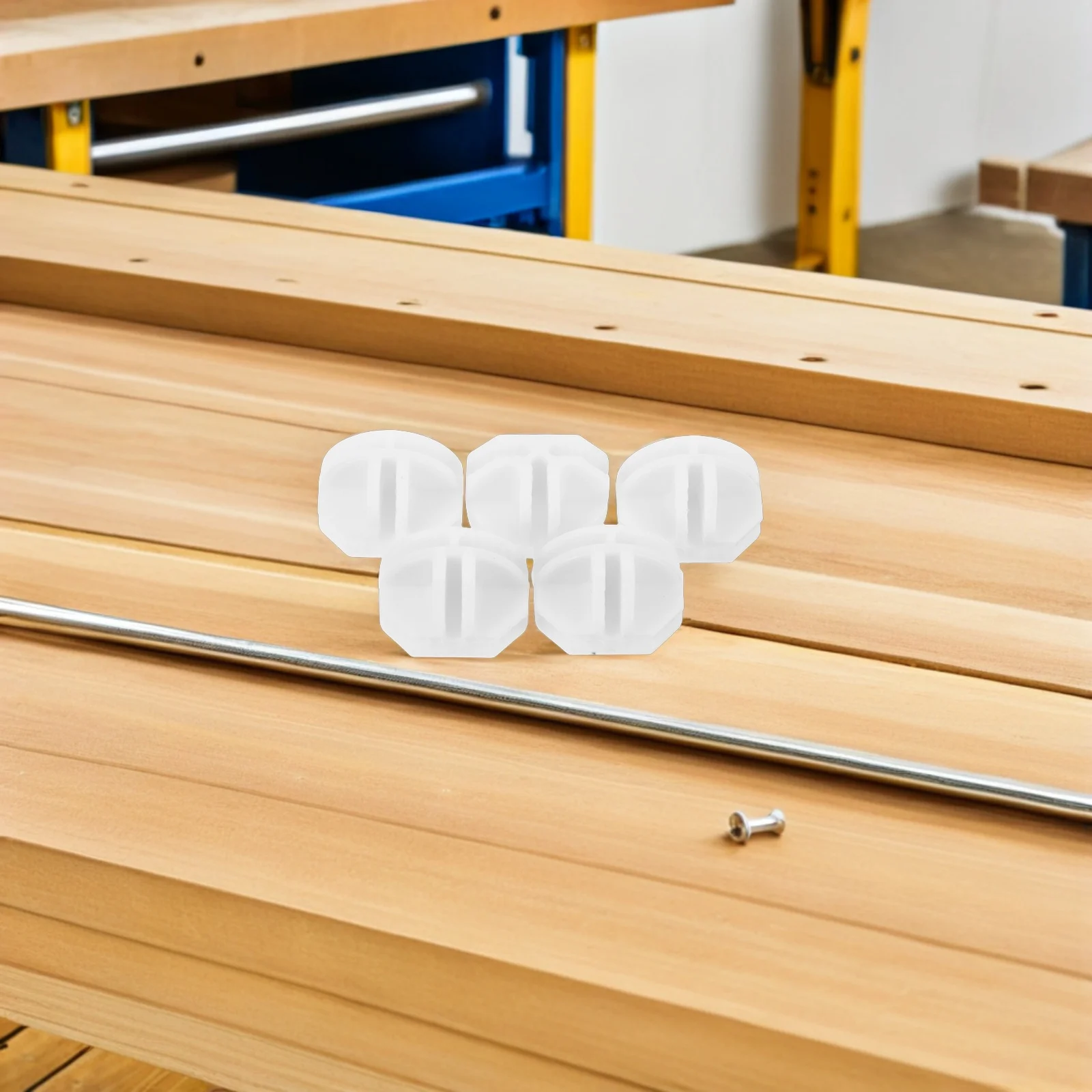 

50pcs Half Round Clips Plastic Storage Cube Connectors For Wire Shelving Modular Organizer Durable Easy Assembly