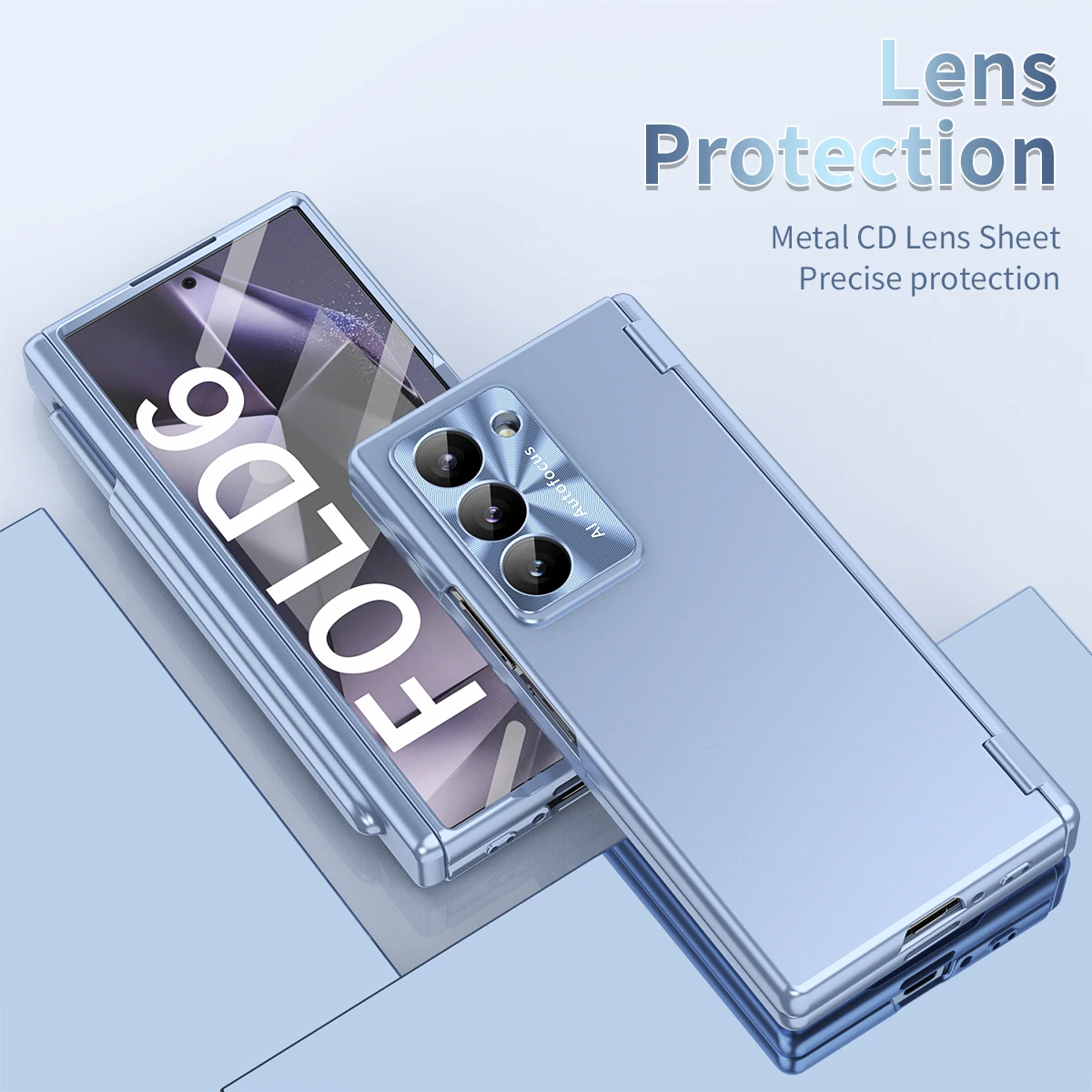 With Touch Pen For Samsung Galaxy Z Fold 6 5 4 3 Case Hinge Magnetic Shockproof Screen Protector Tempered Film Folding Cover