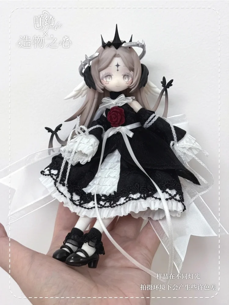 Creaters's Essence 1/12 Mjd 블라인드 박스 Meki 공동 이동식 인형 13cm 애니메이션 장식 액션 피규어 Kawaii Collectible Toys 썸네일 5