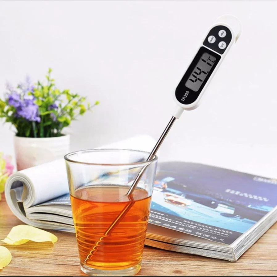 

Food Meat Thermometer Probe Type Digital Kitchen Thermometer For Milk Cooking Food BBQ TP300 Electronic Temperature Gauge Tools