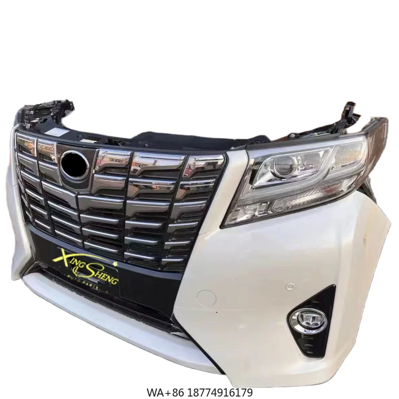 

Оптовая продажа, использованная решетка переднего бампера, ремень радиатора фары для Alfa Model Alphard